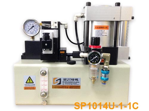 Pneumatic Pump Assembly-SP1014U-1-C Front Diagram