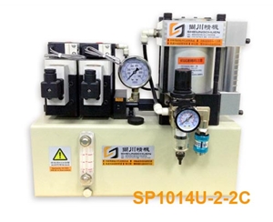 Pneumatic Pump Assembly-SP1014U-2-2C Front Diagram
